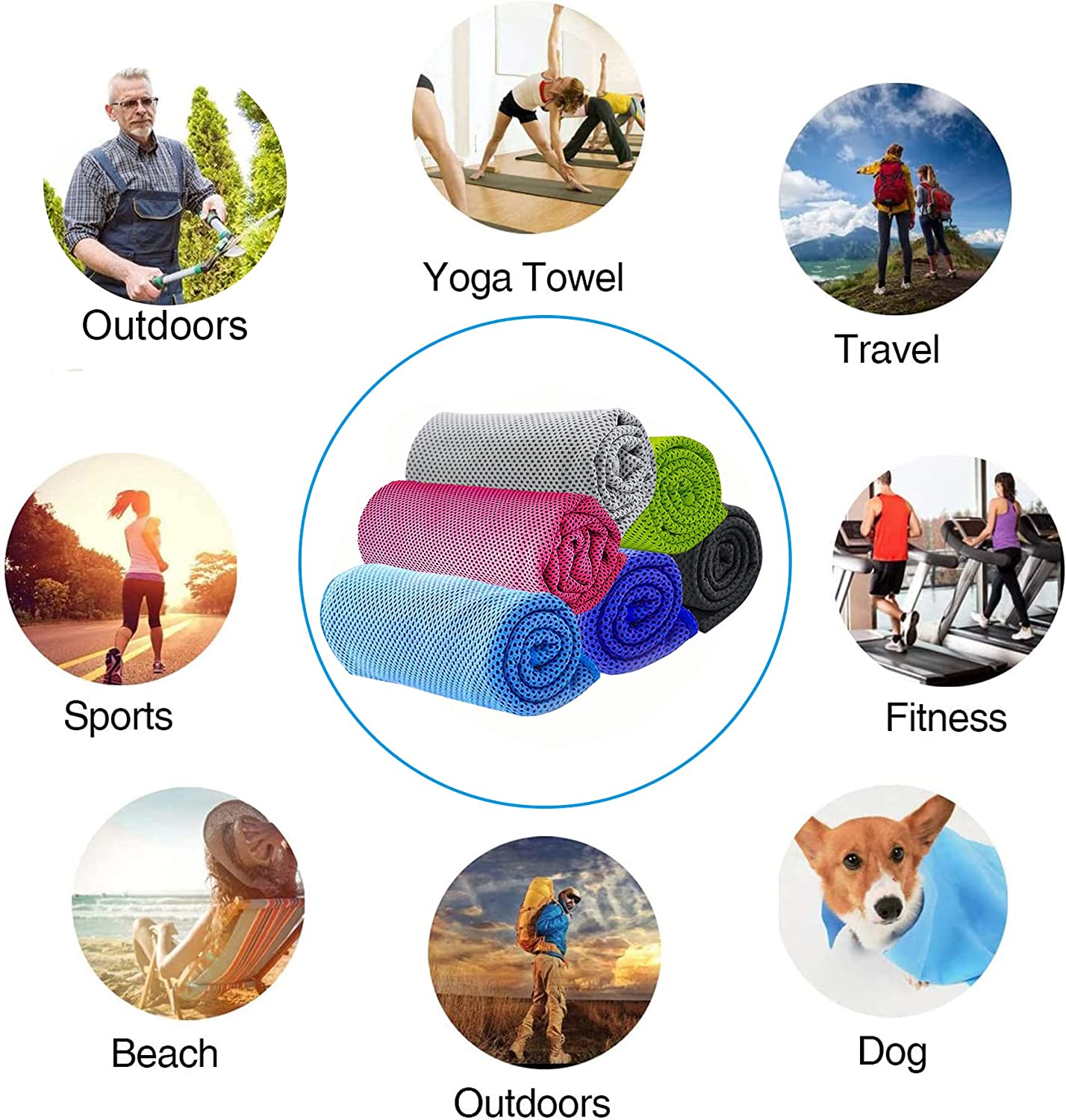 Hydracool Towel (Assorted) (code - 12)