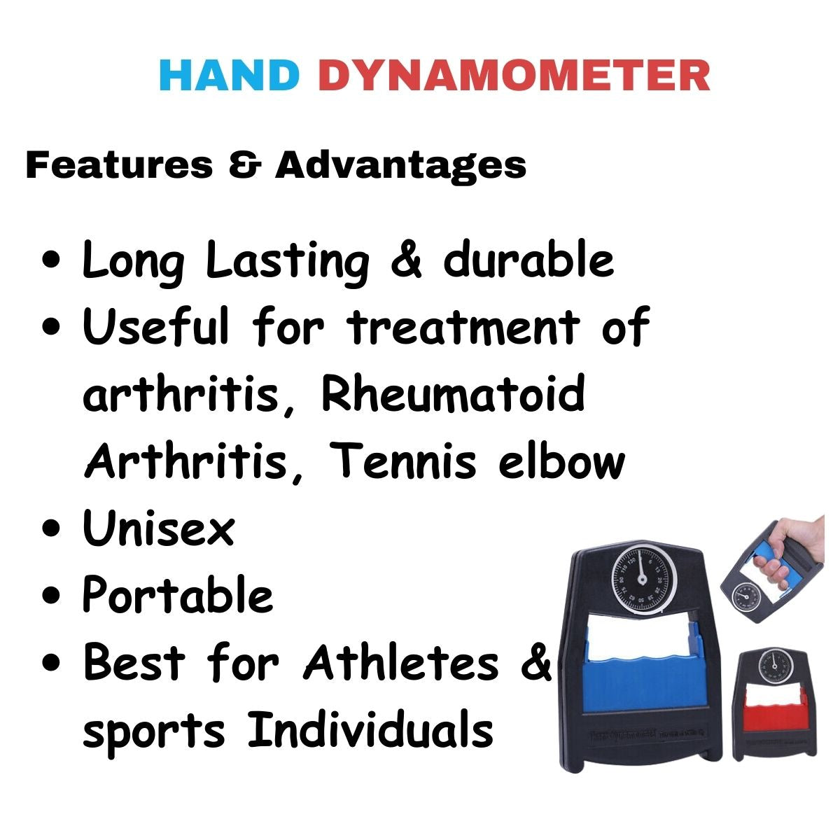 Hand Dyanometer Counting Grip