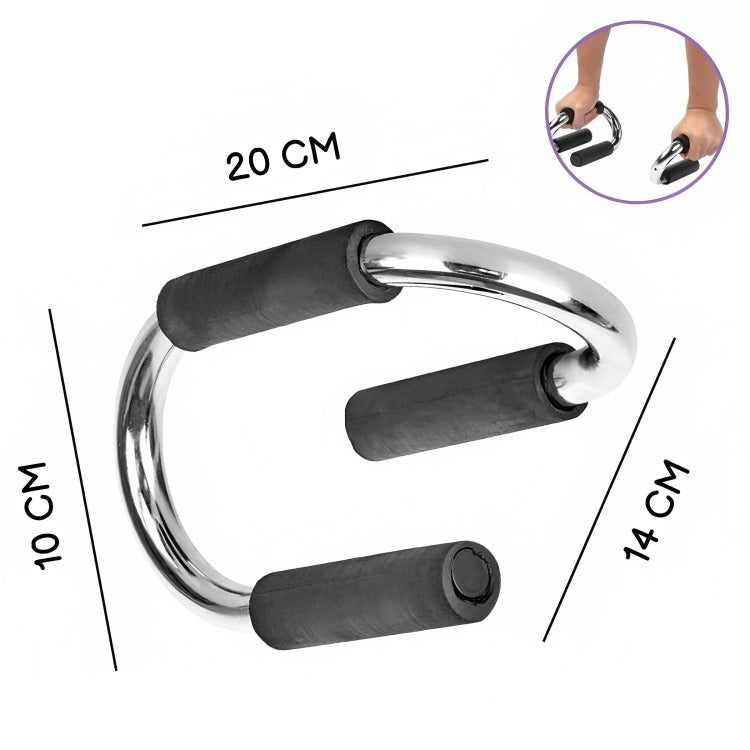 Push Up Bar Chrome