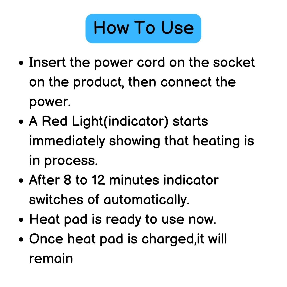 Ortho Rechargeable Heating Pad