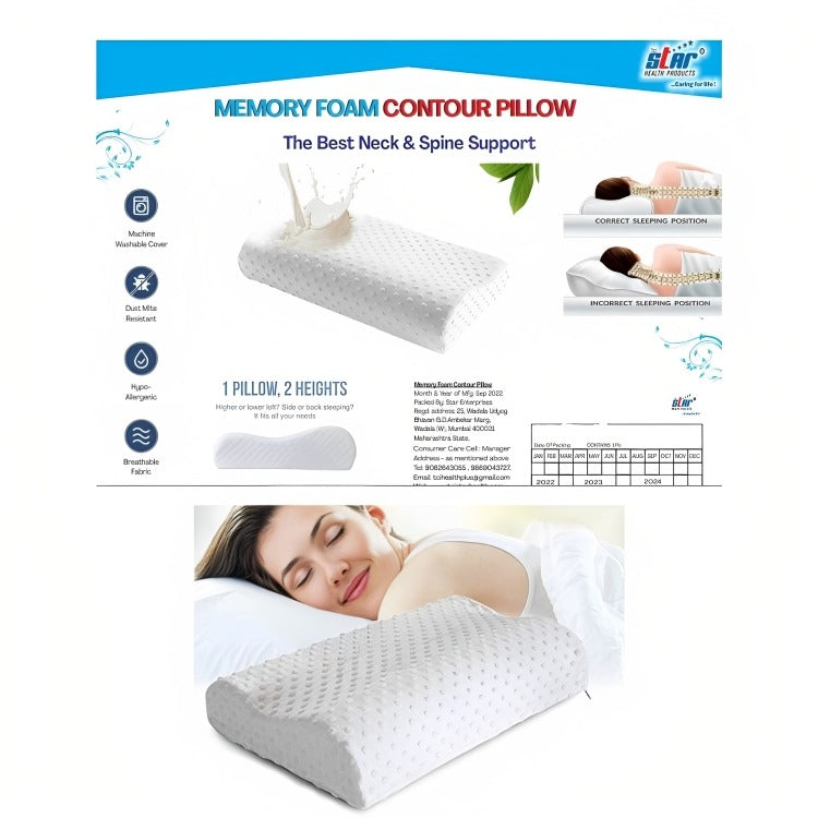 Sleep Buddy Memory Foam Latex