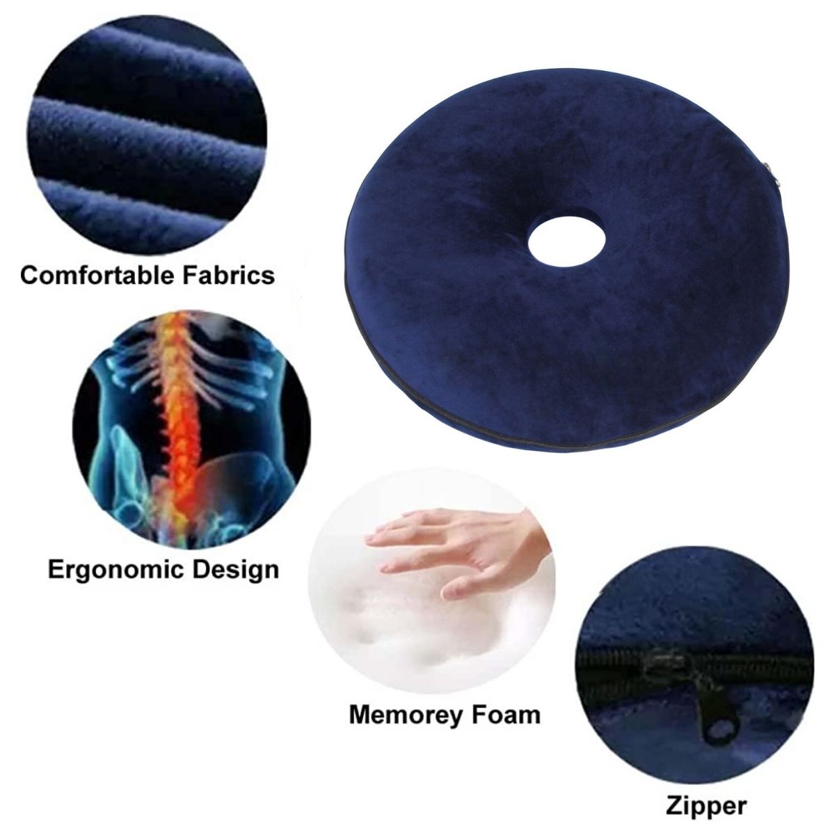 Ortho Sitting Pillow Round (Assorted Color)