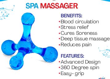 Spa Massager (Assorted Color)