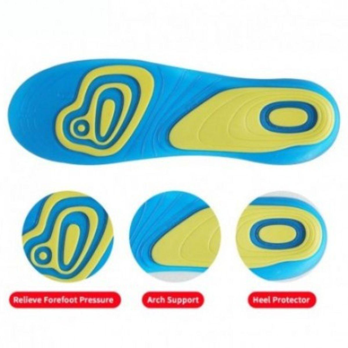 Foot Sole Silicone Yellow - tcistarhealthproducts