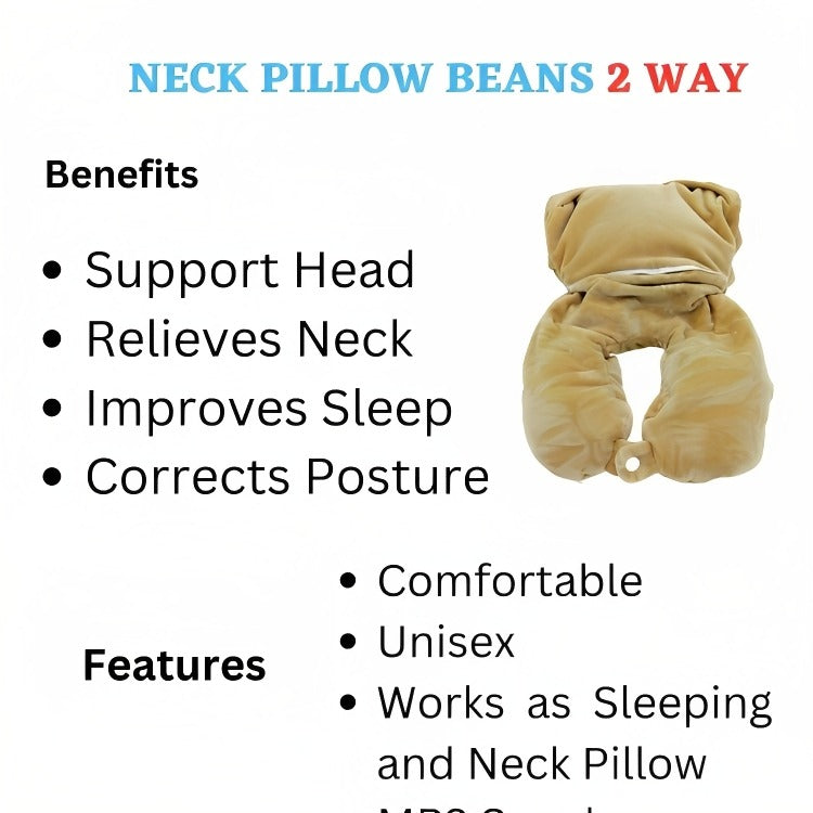 Neck Pillow Beans 2 Way