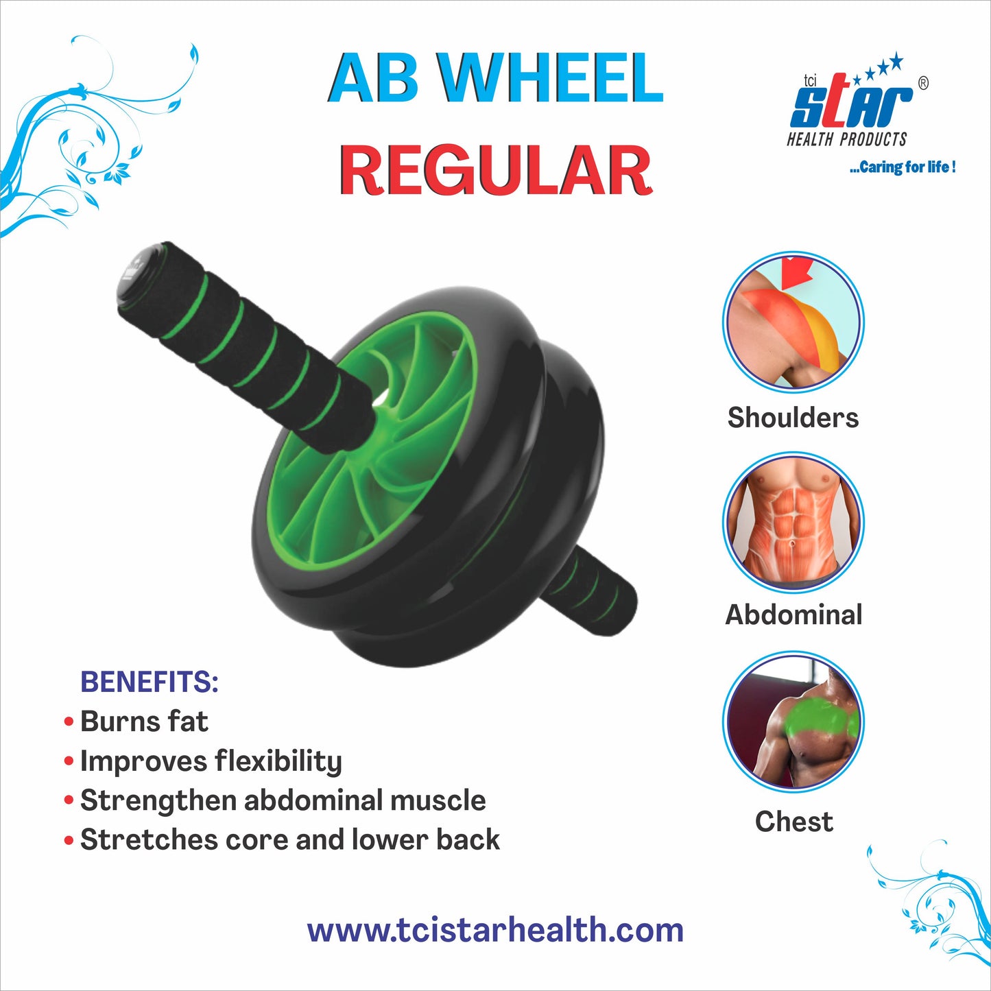 Ab Wheel Regular (Assorted Color)