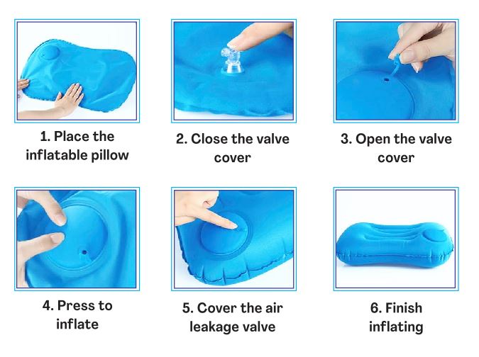 Inflatable Air Back Pillow