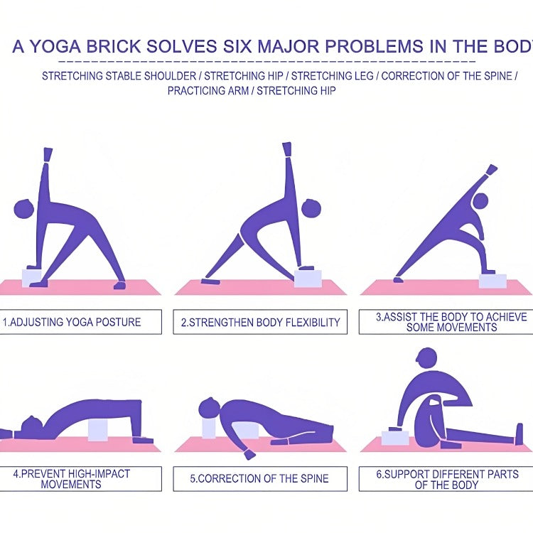 Yoga Brick EVA (Assorted color)