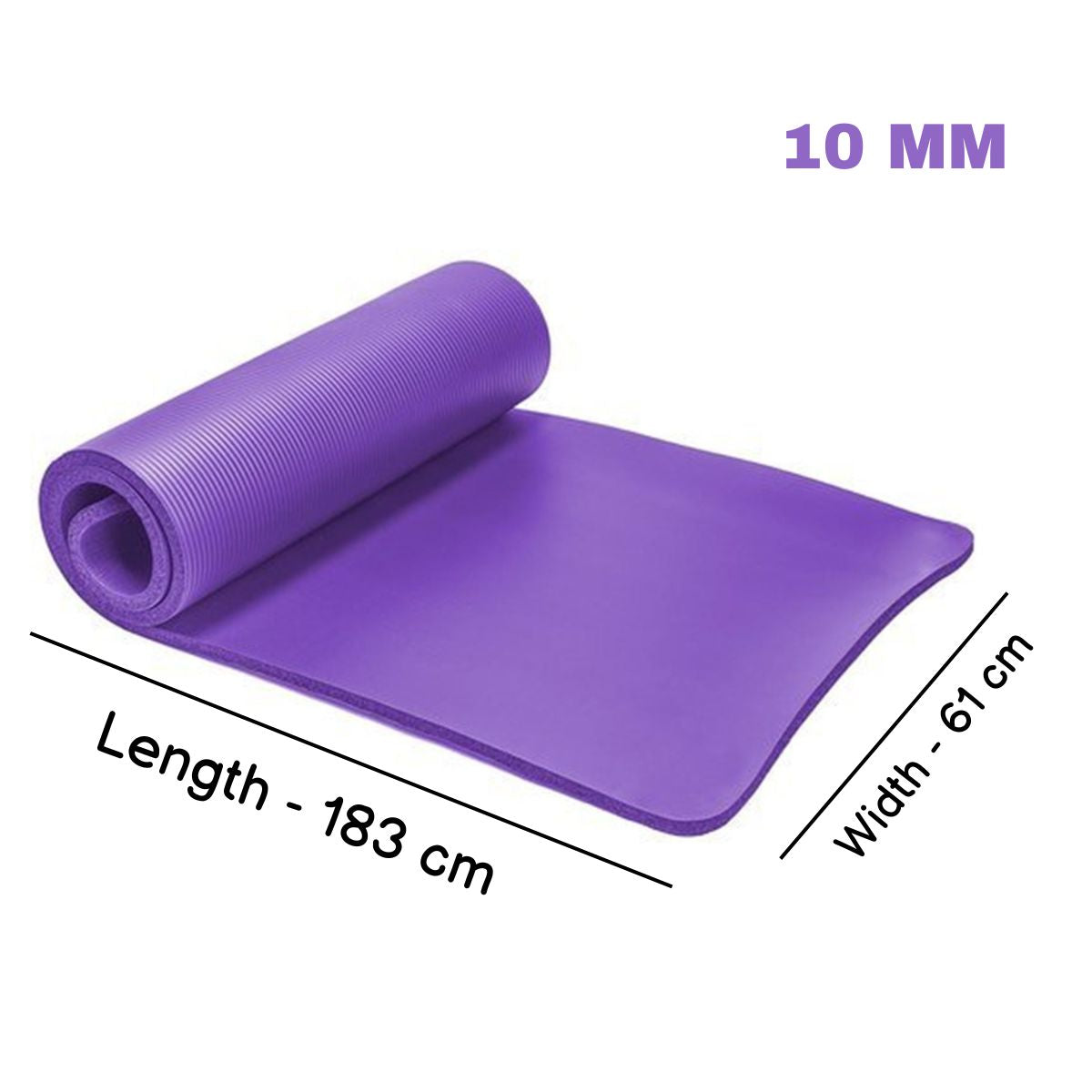 NBR Yoga Mat (Assorted Color)