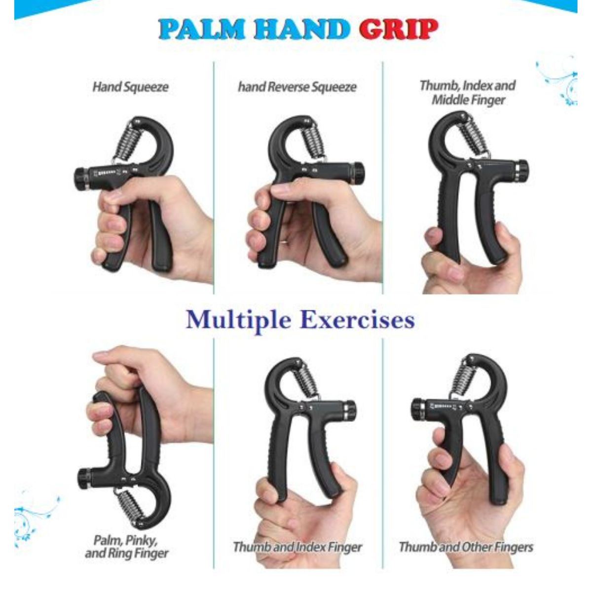 Palm Hand Grip (Assorted)