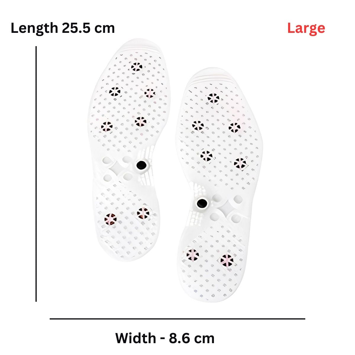 Foot Sole White (Pack of 2)