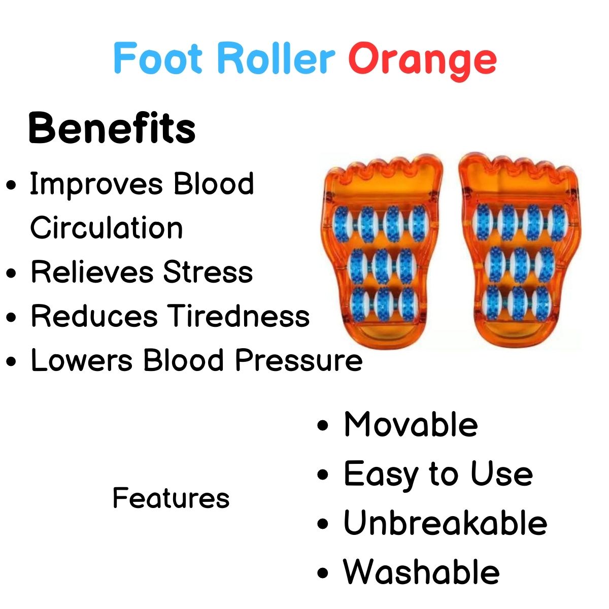 Foot Roller - Orange