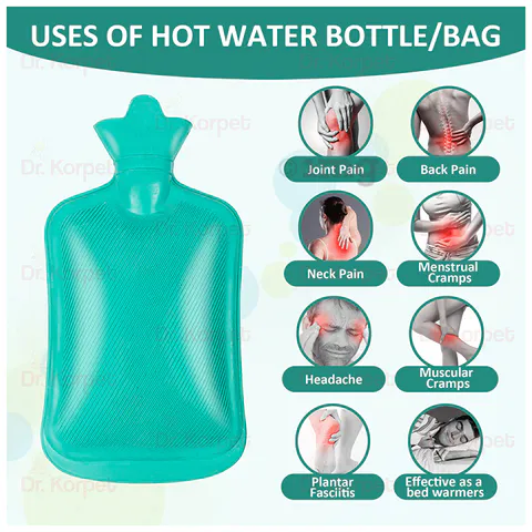 Mabis Hot Water Bottle Bag Rubber, Red, One - Walmart.com