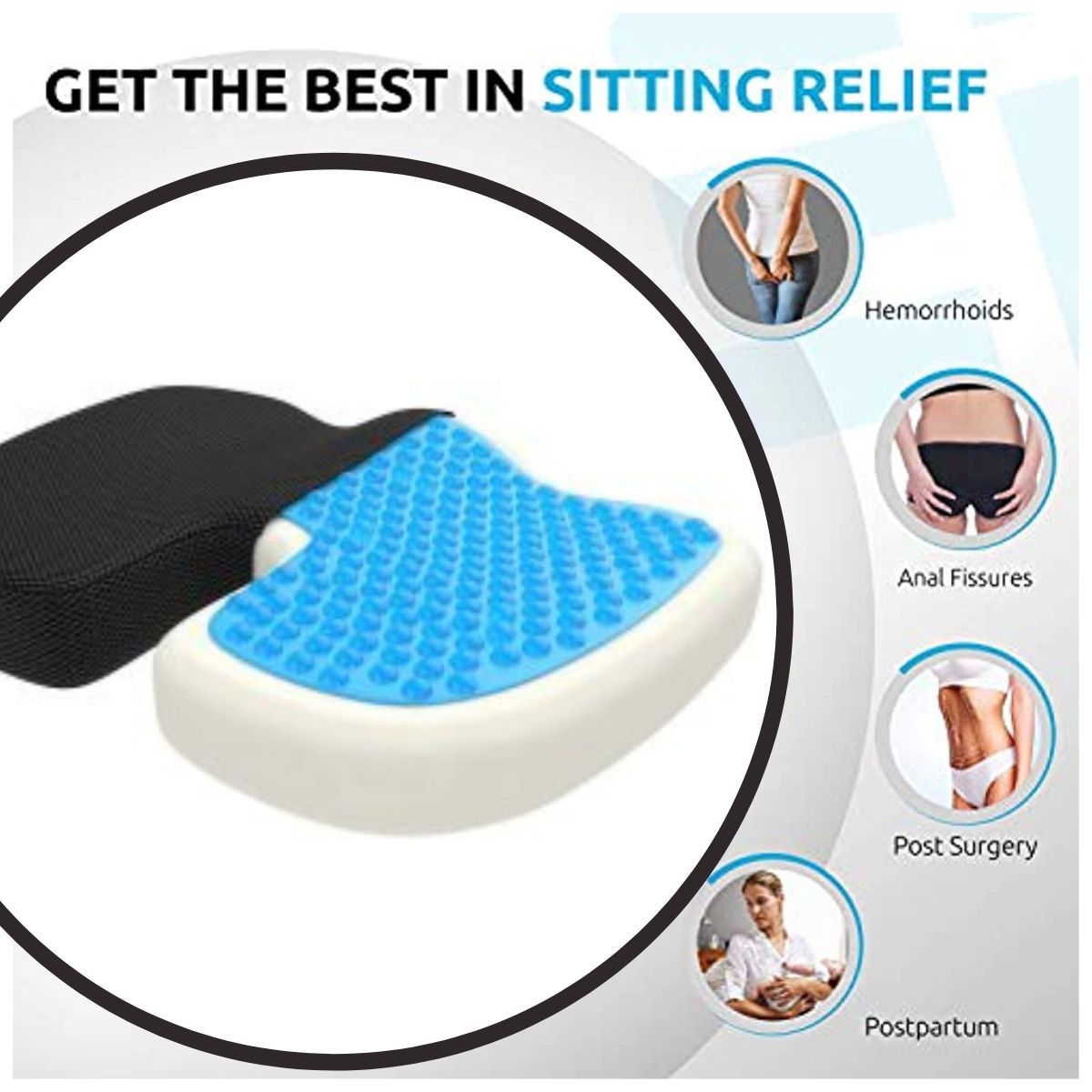 Ortho Sitting Pillow Comfort (Assorted Color)