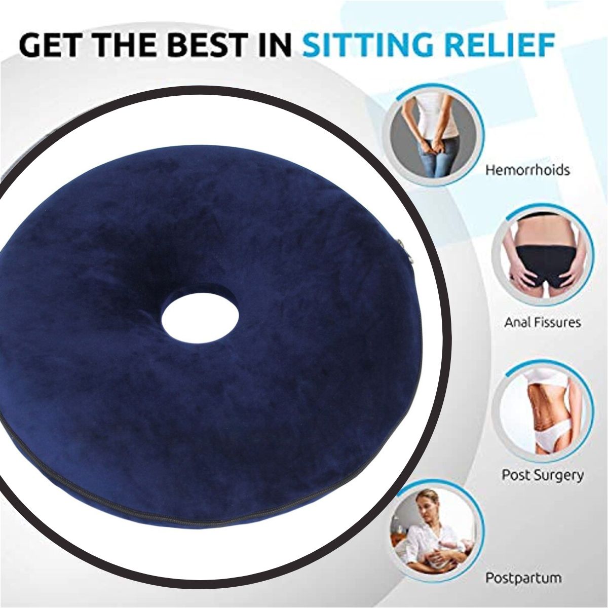 Ortho Sitting Pillow Round (Assorted Color) - Main Image