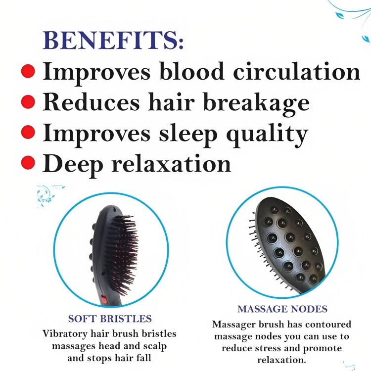 Hair Brush Vibrating - tcistarhealthproducts Hair Brush Vibrating - tcistarhealthproducts