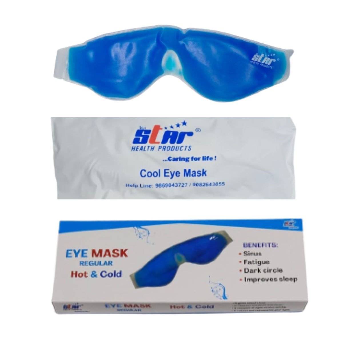 Relax and unwind with the cooling sensation of our gel eye mask.