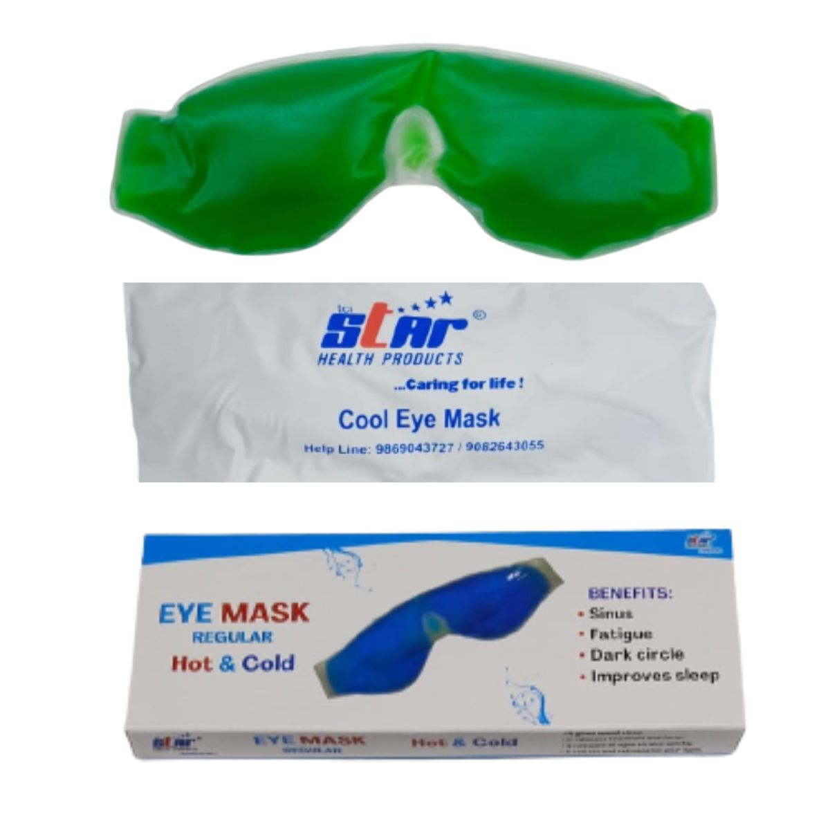 Chill out (literally) with our cooling gel eye mask.