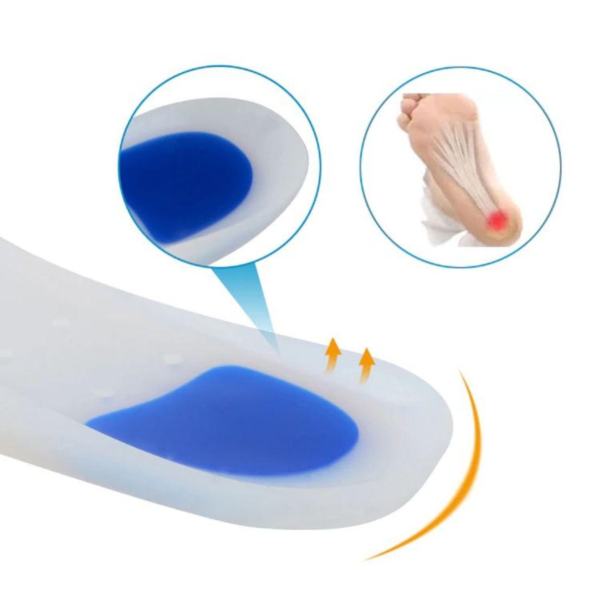 Foot Sole Silicone White - tcistarhealthproducts